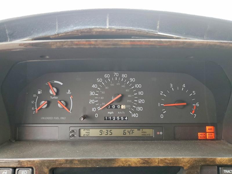 1996 Volvo 850 VIN YV1LW5826T2225573 COPART salvage auction — REAR END, Ca - Salvage Certificate, sold $200 on 2026-07-21 (photo 9)