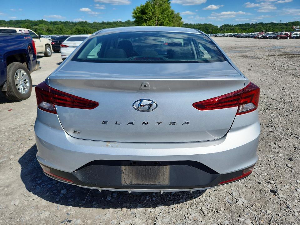 2019 Hyundai Elantra VIN KMHD74LF6KU781182 COPART salvage auction — VANDALISM, Il - Salvage Certificate, sold $3,700 on 2026-07-20 (photo 6)
