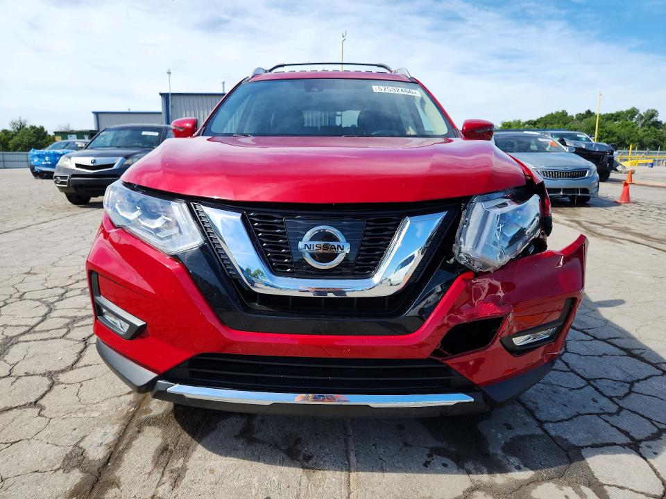 2017 Nissan Rogue VIN JN8AT2MT9HW406979 COPART salvage auction — FRONT END, Tn - Salvage Certificate, sold $5,700 on 2026-07-20 (photo 5)