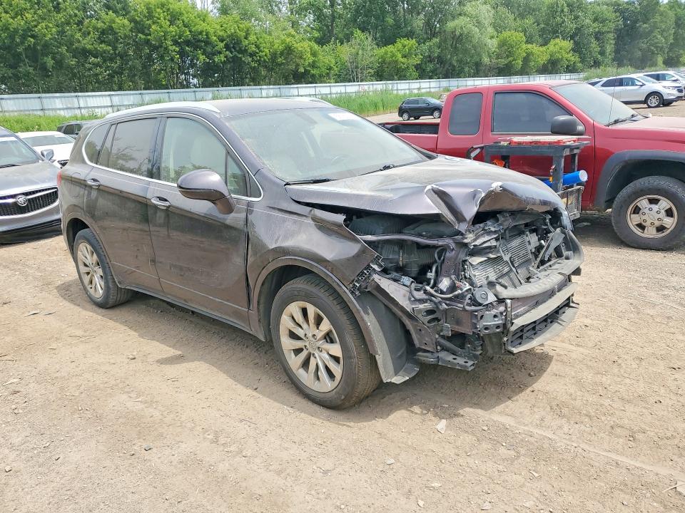 2017 Buick Envision VIN LRBFXBSA8HD223347 COPART salvage auction — FRONT END, Mi - Certificate Of Title, sold $1,500 on 2026-07-08 (photo 4)