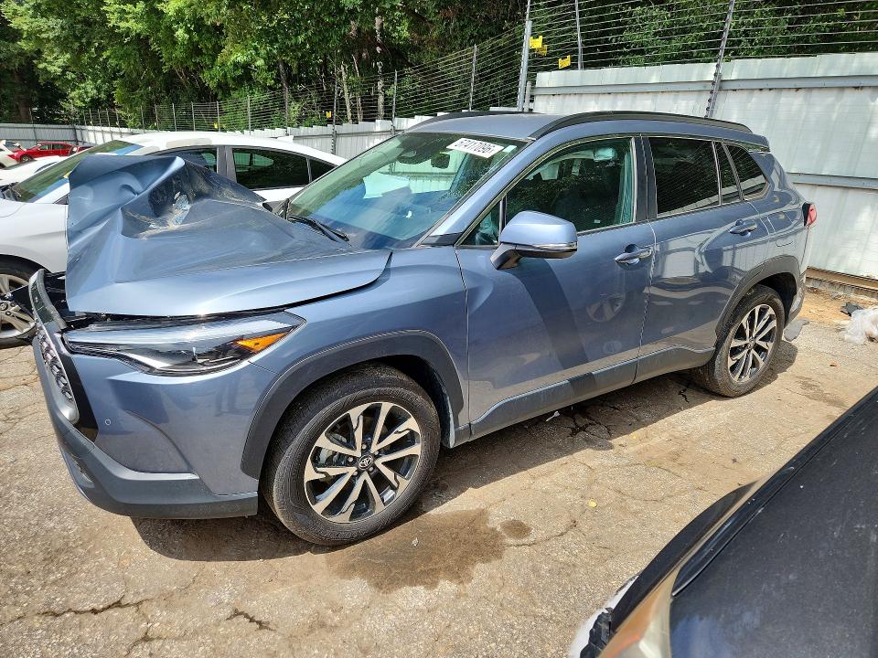 2024 Toyota Corolla cross VIN 7MUEAAAG3RV076493 COPART salvage auction — FRONT END, GA - CERT OF TITLE-SALVAGE, sold $11,500 on 2026-07-24 (photo 1)