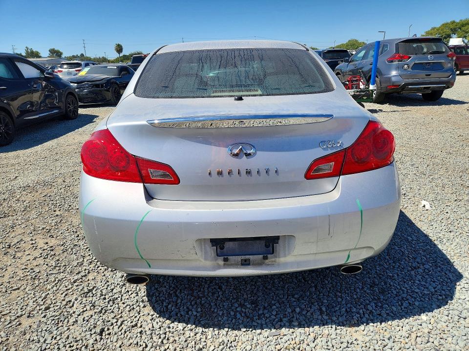 2007 Infiniti G35 VIN JNKBV61F77M807228 COPART salvage auction — MINOR DENT/SCRATCHES, CA - SALVAGE CERTIFICATE, sold $750 on 2026-07-24 (photo 6)