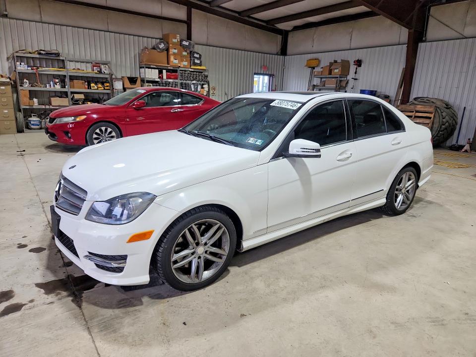 2013 Mercedes-benz VIN WDDGF8AB4DR295607 COPART salvage auction — FRONT END, Pa - Certificate Of Salvage, sold $1,900 on 2026-07-17 (photo 1)