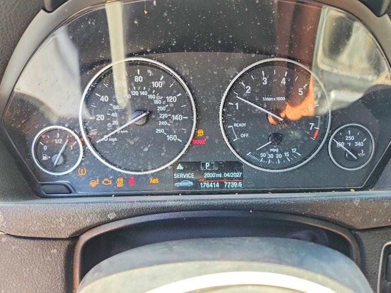 2015 BMW 3er VIN WBA3B1G52FNT02090 COPART salvage auction — FRONT END, Nm - Cert Of Title-Salvage, sold $325 on 2026-07-09 (photo 9)