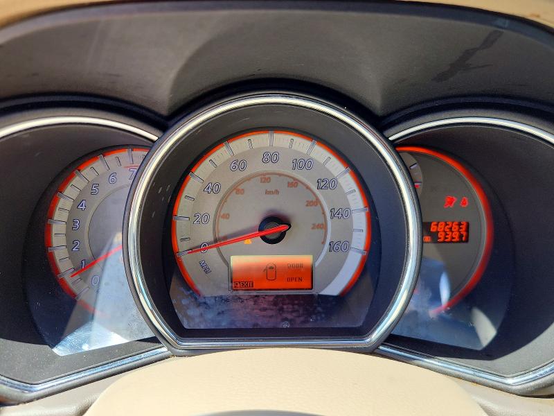 2009 Nissan Murano VIN JN8AZ18U69W028424 COPART salvage auction — FRONT END, Tx - Salvage Vehicle Title, sold $1,300 on 2026-07-30 (photo 9)