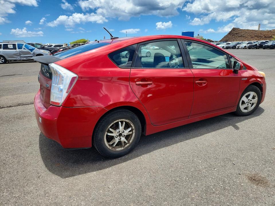 2010 Toyota Prius VIN JTDKN3DU5A0003552 COPART salvage auction — WATER/FLOOD, HI - BILL OF SALE - PARTS ONLY, sold $1 on 2026-07-20 (photo 3)