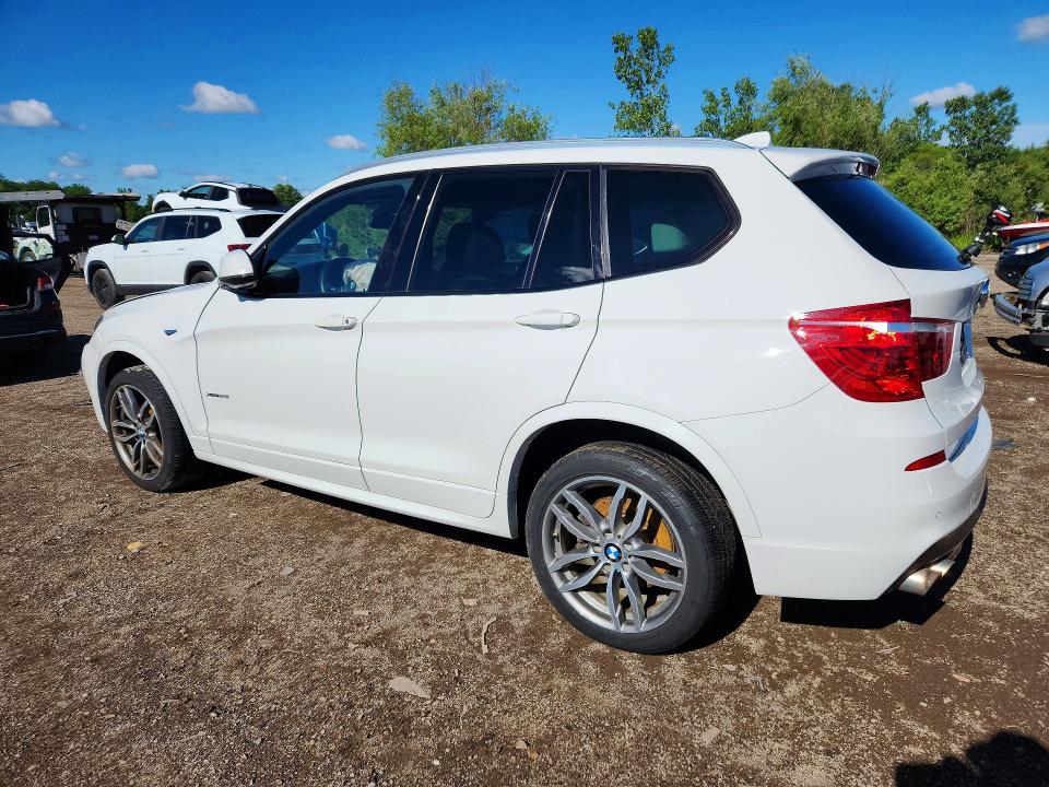 2017 BMW X3 VIN 5UXWX9C56H0T10553 COPART salvage auction — FRONT END, Oh - Cert Of Title-Salvage, sold $3,300 on 2026-07-27 (photo 2)
