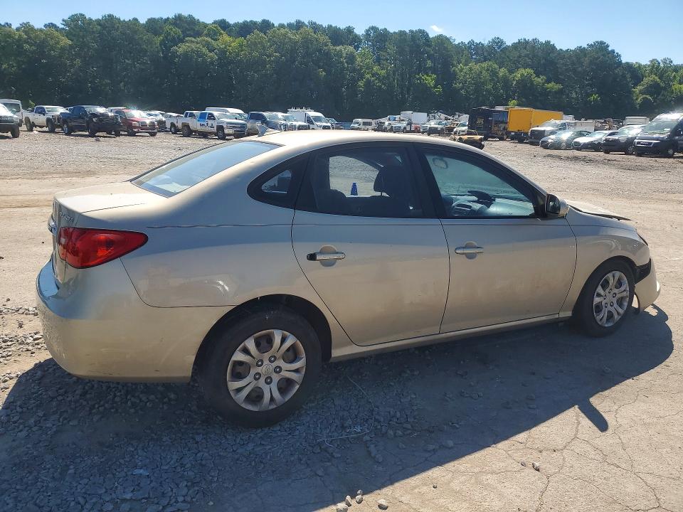 2010 Hyundai Elantra VIN KMHDU4AD6AU941313 COPART salvage auction — FRONT END, Ms - Cert Of Title-Salvaged, sold $400 on 2026-07-24 (photo 3)
