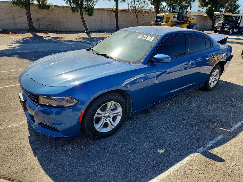 2022 Dodge Charger VIN 2C3CDXBG0NH220069 COPART salvage auction — REAR END, Ca - Dis/Dlr/Exp Only Clean Title (P), sold $4,950 on 2026-07-02 (photo 1)