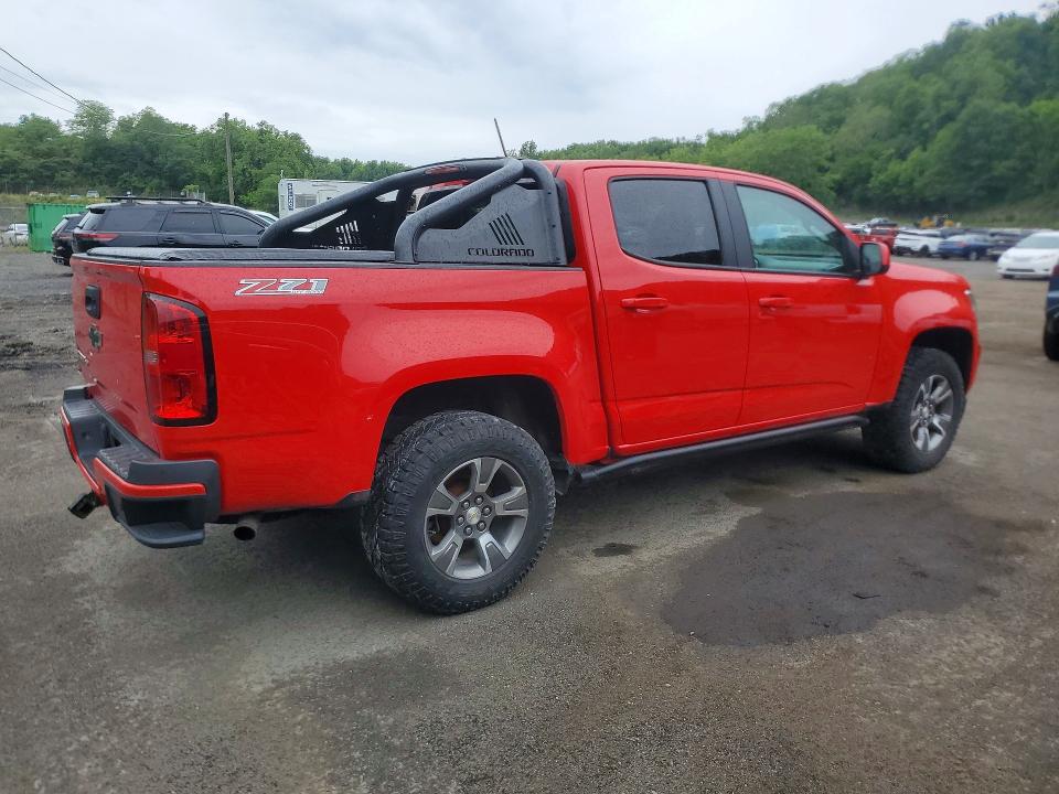 2019 Chevrolet Colorado VIN 1GCGTDEN8K1301386 COPART salvage auction — WATER/FLOOD, Nj - Flood Title / Previous Salvage, sold $10,700 on 2026-07-30 (photo 3)
