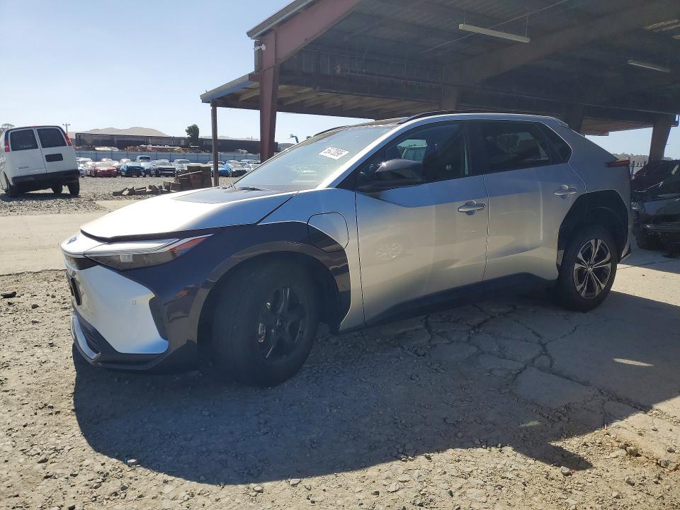 2025 Toyota Bz4x VIN JTMAAAAAXSA055616 COPART salvage auction — UNDERCARRIAGE, Ca - Salvage Certificate, sold $12,200 on 2026-07-16 (photo 1)