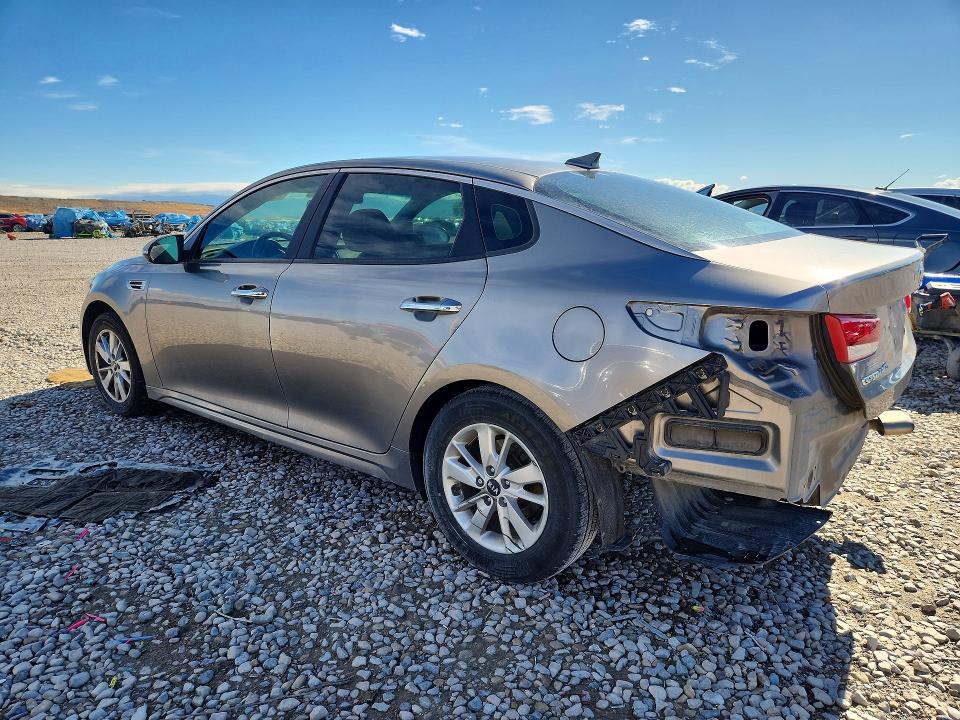 2016 Kia Optima VIN 5XXGT4L37GG078724 COPART salvage auction — REAR END, Ut - Salvage Certificate, sold $1,350 on 2026-07-31 (photo 2)