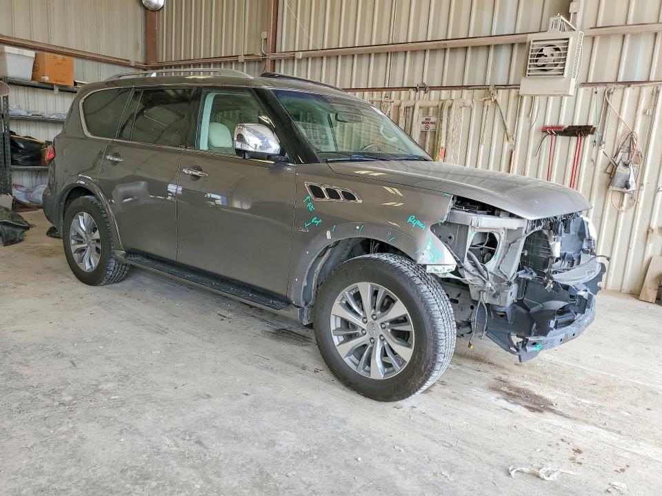 2017 Infiniti VIN JN8AZ2ND9H9830666 COPART salvage auction — FRONT END, TX - SALVAGE VEHICLE TITLE, sold $3,000 on 2026-07-06 (photo 4)