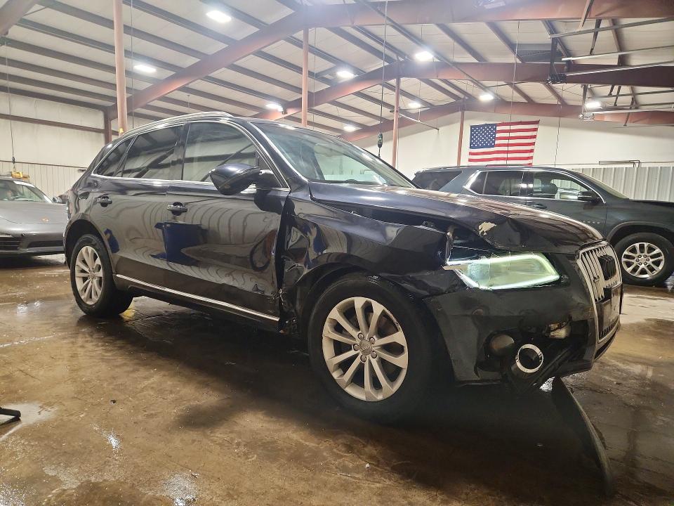 2014 Audi Q5 VIN WA1LFAFP0EA081504 COPART salvage auction — FRONT END, Pa - Certificate Of Salvage, sold $175 on 2026-07-21 (photo 4)