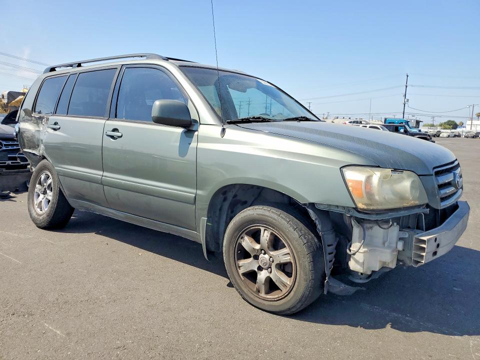 2004 Toyota Highlander VIN JTEDP21A240025046 COPART salvage auction — REAR END, Ca - Salvage Certificate, sold $875 on 2026-07-13 (photo 4)