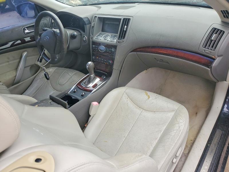 2010 Infiniti G37 VIN JN1CV6EK3AM102000 COPART salvage auction — FRONT END, AL - CERT OF TITLE-SALVAGE TITLE (P), sold $1,400 on 2026-07-09 (photo 8)