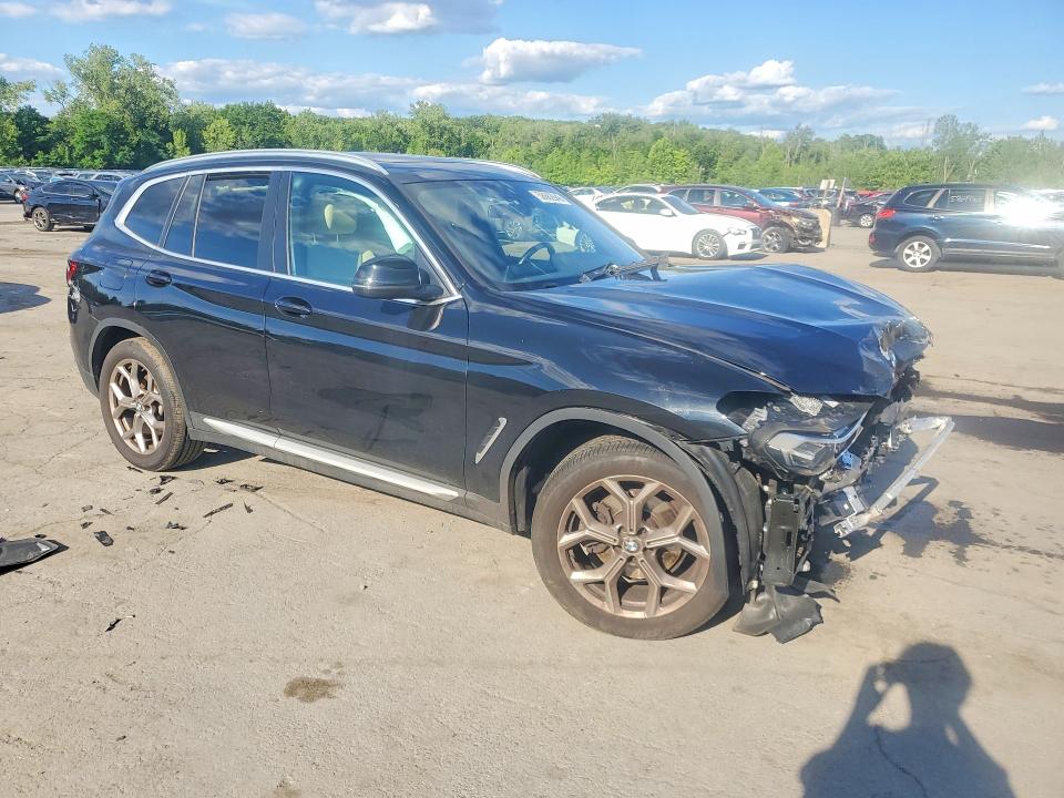 2022 BMW X3 VIN 5UX53DP00N9N03877 COPART salvage auction — FRONT END, Ny - Mv-907A Salvage Certificate, sold $10,600 on 2026-07-07 (photo 4)