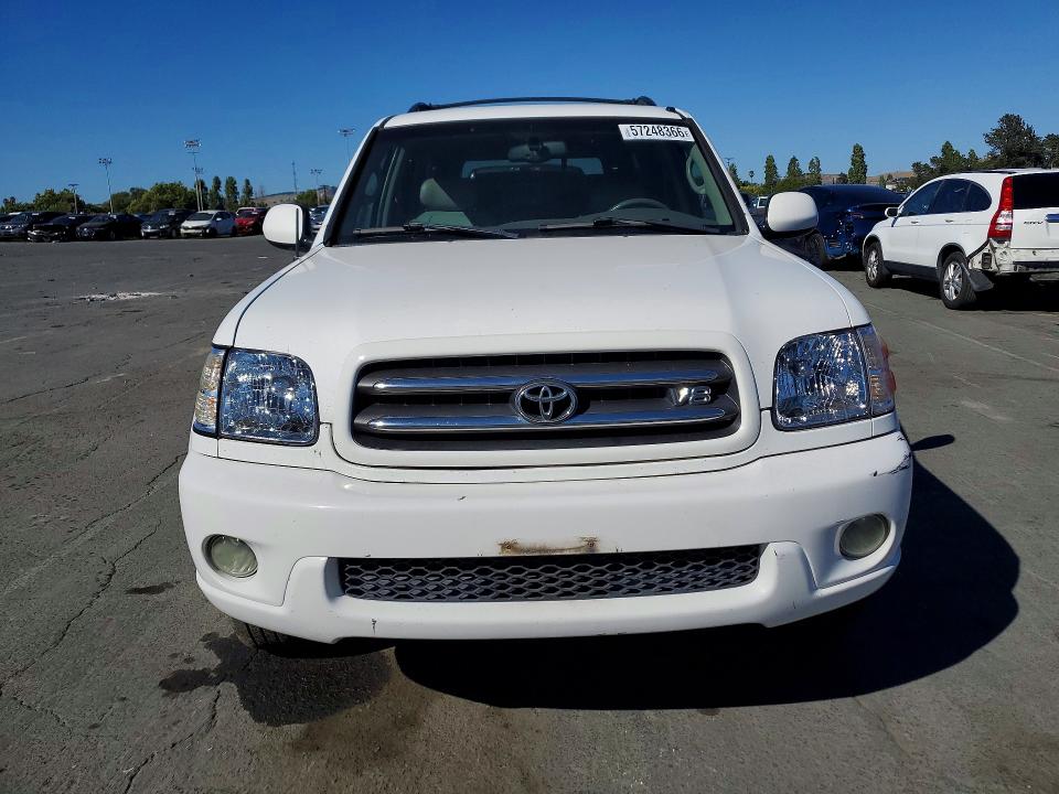 2002 Toyota VIN 5TDBT48AX2S075082 COPART salvage auction — VANDALISM, Ca - Salvage Certificate, sold $1,750 on 2026-07-06 (photo 5)