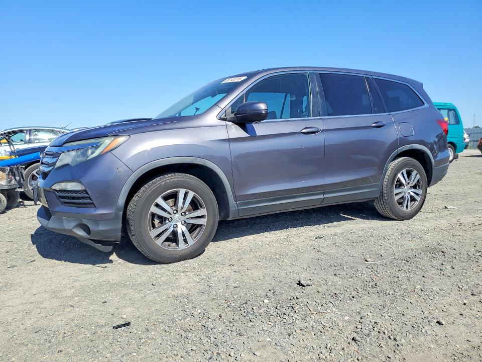 2017 Honda Pilot VIN 5FNYF5H38HB021687 COPART salvage auction — FRONT END, Ca - Salvage Certificate, sold $4,000 on 2026-07-09 (photo 1)