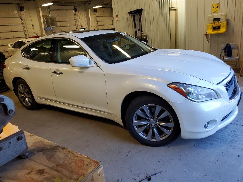 2013 Infiniti M VIN JN1BY1AR0DM600832 COPART salvage auction — FRONT END, Mn - Cert Of Title-Prior Salvage, sold $3,300 on 2026-07-14 (photo 4)