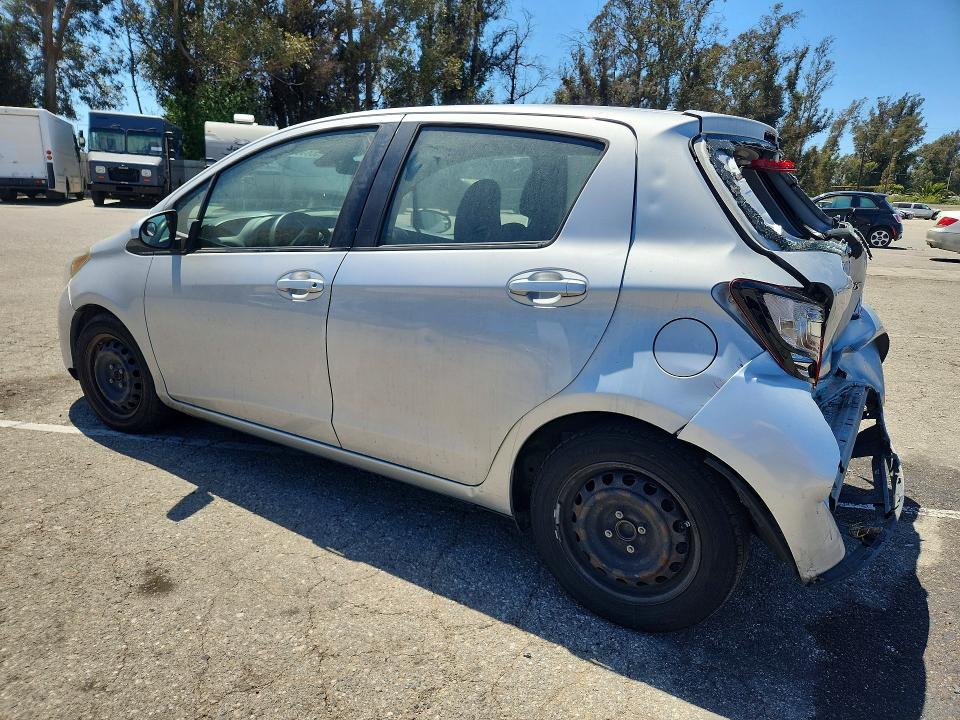 2017 Toyota Yaris VIN VNKKTUD31HA081471 COPART salvage auction — REAR END, Ca - Salvage Certificate, sold $90 on 2026-07-21 (photo 2)