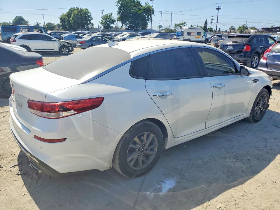 2020 Kia Optima VIN 5XXGT4L35LG396920 COPART salvage auction — FRONT END, Ca - Salvage Certificate, sold $1,650 on 2026-07-23 (photo 3)
