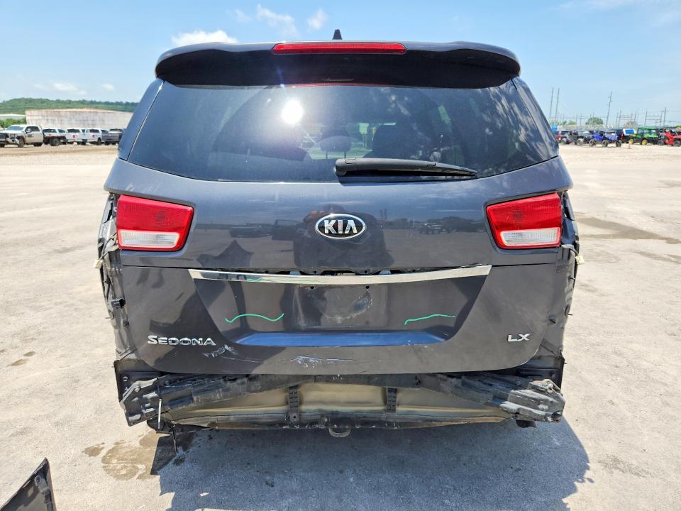 2016 Kia SEDONA VIN KNDMB5C1XG6127424 COPART salvage auction — REAR END, Ok - Cert Of Title-Salvage, sold $1,050 on 2026-07-15 (photo 6)
