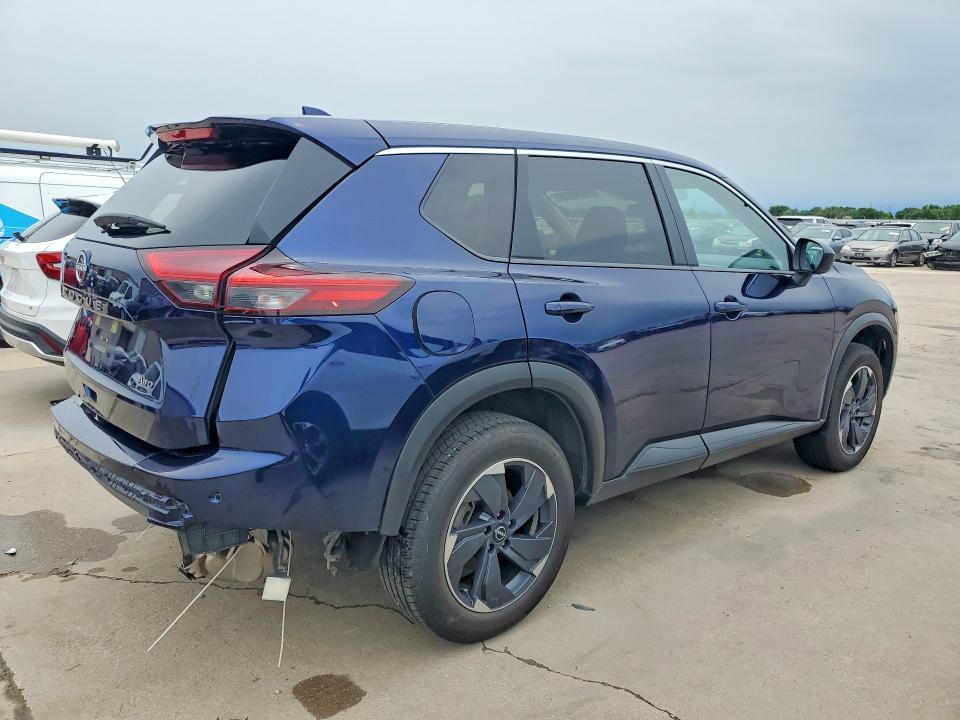 2025 Nissan Rogue VIN JN8BT3BB6SW147881 COPART salvage auction — REAR END, TX - SALVAGE VEHICLE TITLE, sold $4,500 on 2026-07-23 (photo 3)