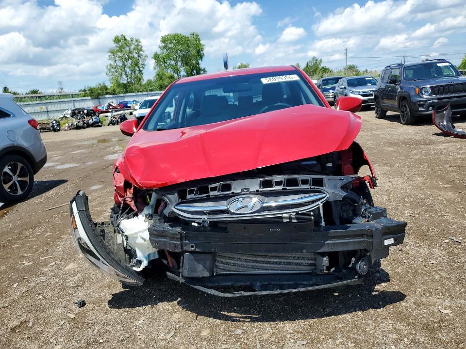 2016 Hyundai Accent VIN KMHCT4AE9GU058550 COPART salvage auction — FRONT END, Oh - Cert Of Title-Salvage, sold $450 on 2026-07-09 (photo 5)