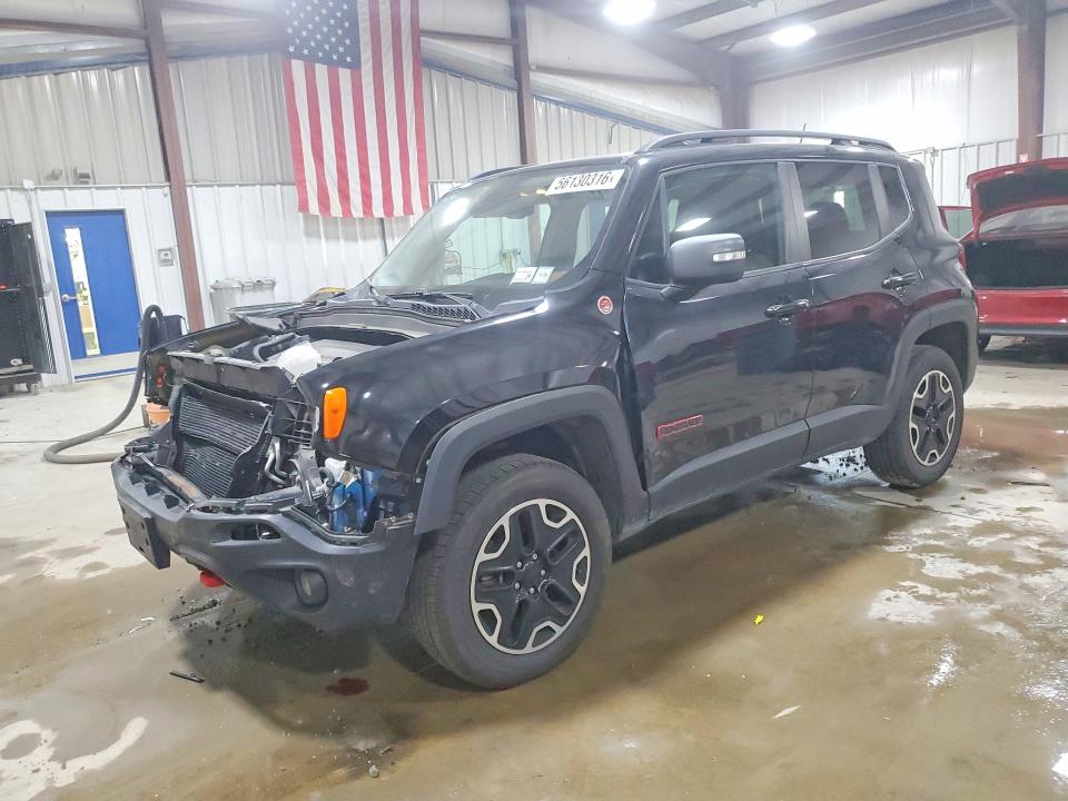 2016 Jeep Renegade VIN ZACCJBCT3GPD17660 COPART salvage auction — FRONT END, Pa - Certificate Of Salvage, sold $1,450 on 2026-07-15 (photo 1)