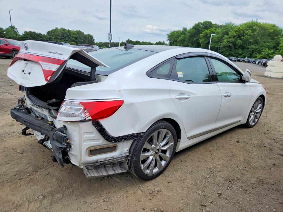 2016 Hyundai Azera VIN KMHFH4JG2GA516088 COPART salvage auction — REAR END, Ma - Cert Of Title-Salvage, sold $1,300 on 2026-07-30 (photo 3)