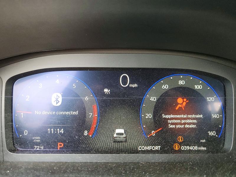 2023 Acura Integra VIN 19UDE4H31PA025424 COPART salvage auction — FRONT END, Ca - Salvage Certificate, sold $7,800 on 2026-08-26 (photo 9)