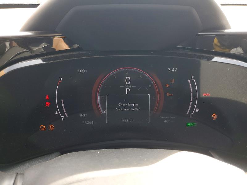 2024 Lexus Nx VIN 2T2GKCEZ4RC021014 COPART salvage auction — FRONT END, Md - Cert Of Salvage > 75% Damage, sold $14,400 on 2026-07-20 (photo 9)