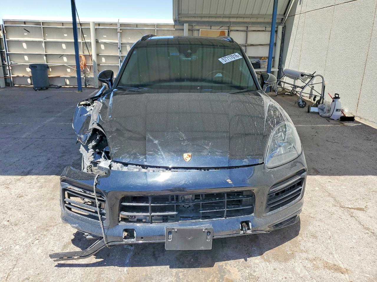 2023 Porsche Cayenne VIN WP1AG2AY7PDA18819 COPART salvage auction — Front End, TX - SALVAGE VEHICLE TITLE, sold $25,000 on 2026-08-21 (photo 5)