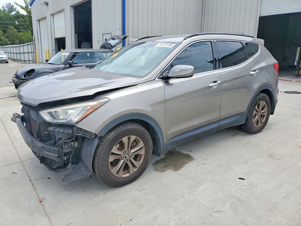 2013 Hyundai Santa fe VIN 5XYZU3LB4DG110995 COPART salvage auction — FRONT END, Sc - Cert Of Title-Salvage, sold $225 on 2026-07-27 (photo 1)