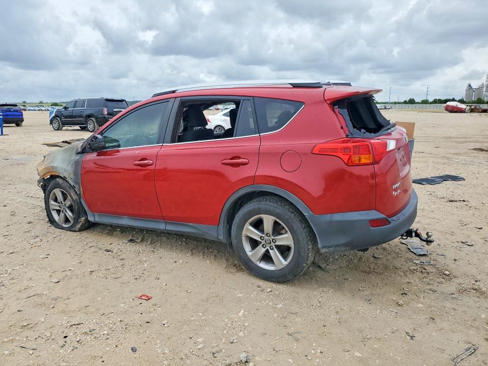 2015 Toyota Rav4 VIN 2T3RFREV1FW344262 COPART salvage auction — BURN, TX - NONREPAIRABLE TITLE (P), sold $1,250 on 2026-07-09 (photo 2)