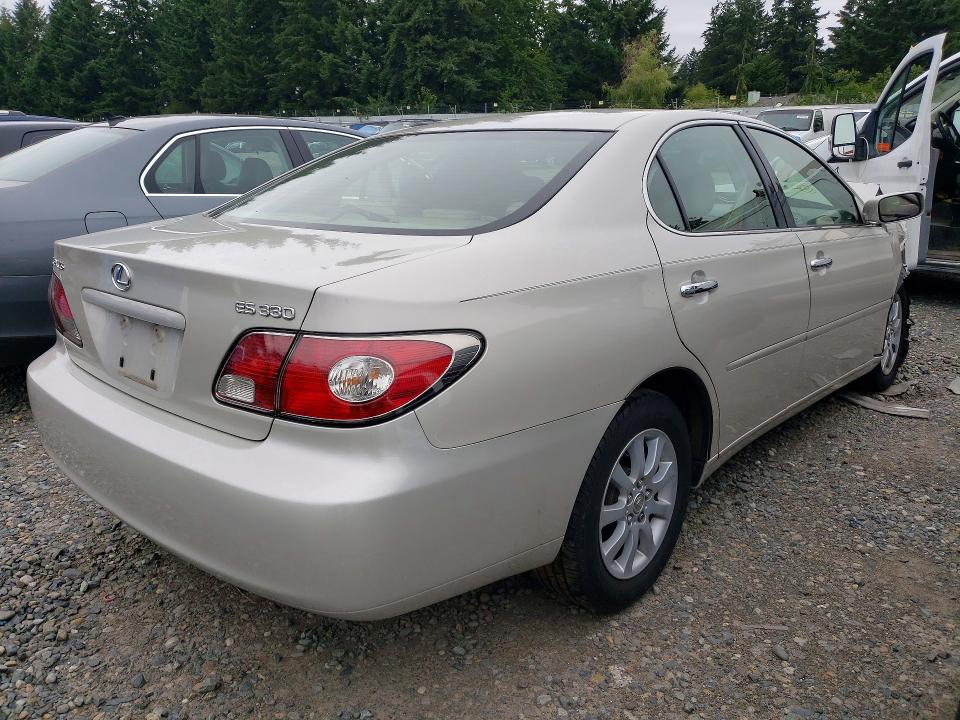 2004 Lexus Es 330 VIN JTHBA30G640019578 COPART salvage auction — FRONT END, Wa - Bill Of Sale, sold $225 on 2026-07-07 (photo 3)
