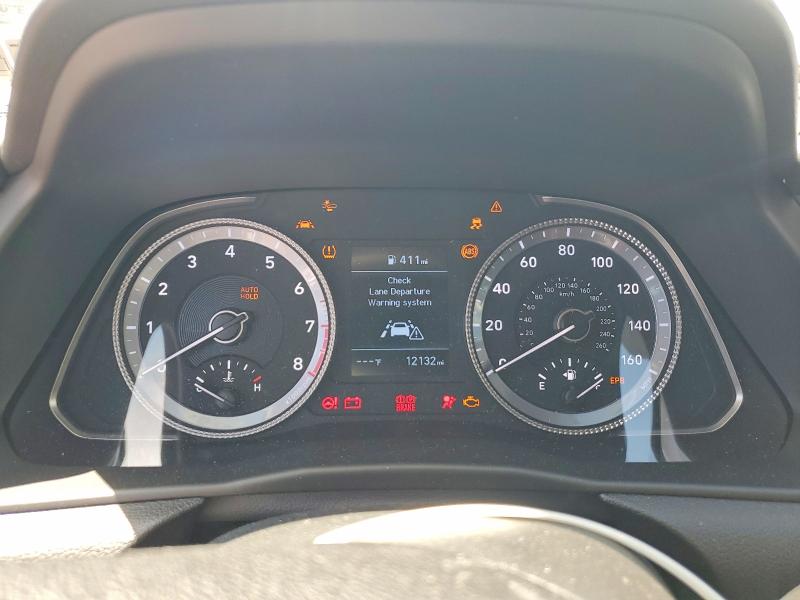 2023 Hyundai Sonata VIN KMHL24JA5PA325314 COPART salvage auction — FRONT END, Pa - Certificate Of Salvage, sold $500 on 2026-07-21 (photo 9)