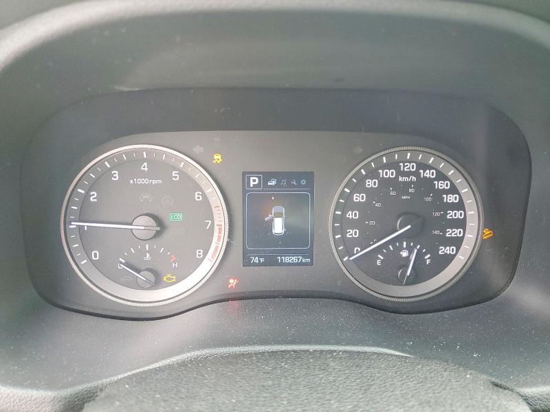 2017 Hyundai Tucson VIN KM8J2CA4XHU558391 COPART salvage auction — FRONT END, On - Permit Salvage, sold $3,100 on 2026-07-07 (photo 9)