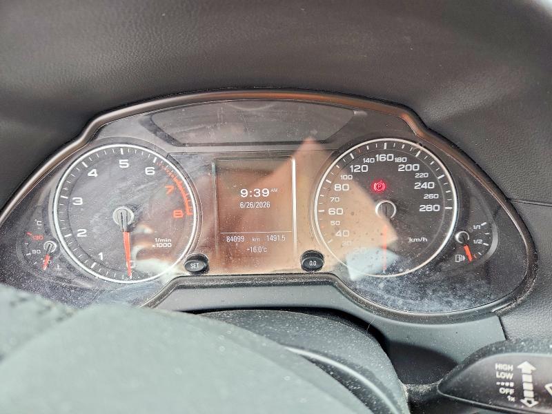 2013 Audi Q5 VIN WA1VFCFP4DA028114 COPART salvage auction — FRONT END, On - Permit Salvage, sold $775 on 2026-07-14 (photo 9)