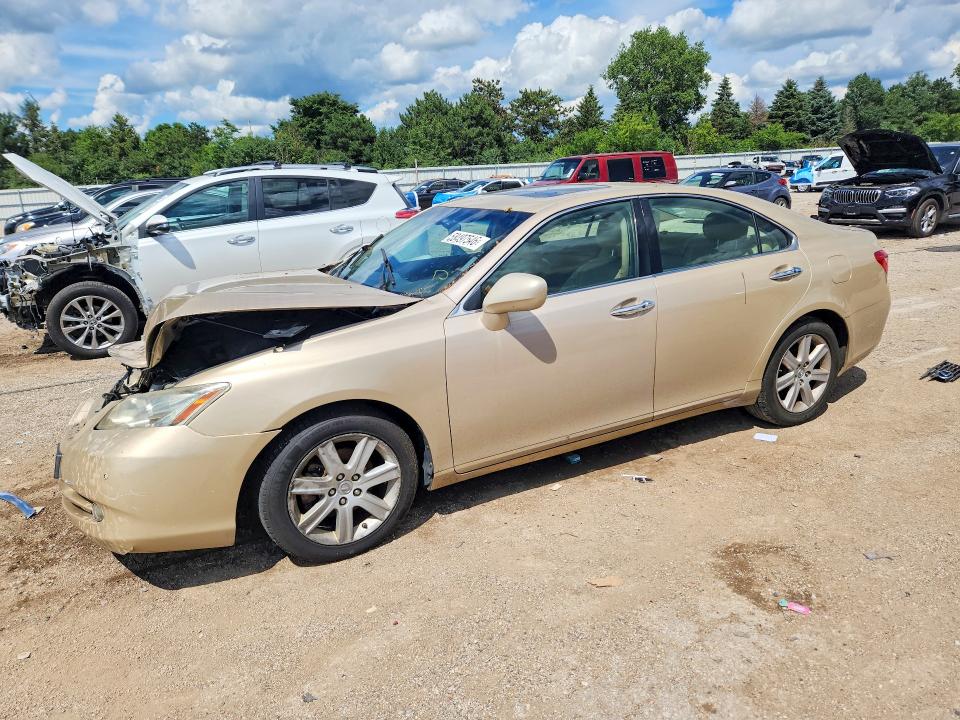 2007 Lexus ES VIN JTHBJ46G372088136 COPART salvage auction — FRONT END, IL - SALVAGE CERTIFICATE, sold $975 on 2026-07-30 (photo 1)