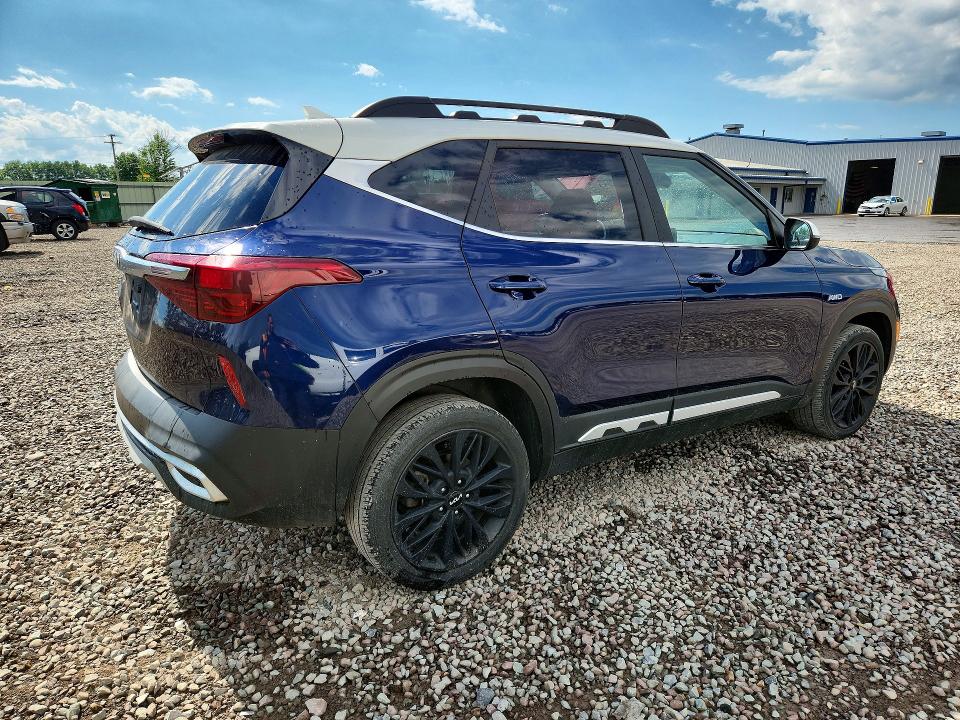 2023 Kia Seltos VIN KNDEUCA20P7371060 COPART salvage auction — HAIL, Salvage Title, sold $8,800 on 2026-08-17 (photo 3)