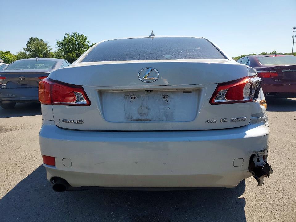 2010 Lexus Is 250 VIN JTHCF5C27A5042822 COPART salvage auction — REAR END, NJ - CERT OF TITLE-SALVAGE, sold $300 on 2026-07-21 (photo 6)