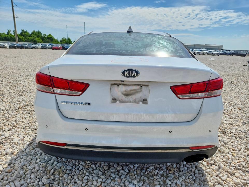 2018 Kia Optima VIN 5XXGT4L37JG191001 COPART salvage auction — VANDALISM, TX - SALVAGE VEHICLE TITLE (P), sold $1,650 on 2026-07-09 (photo 6)