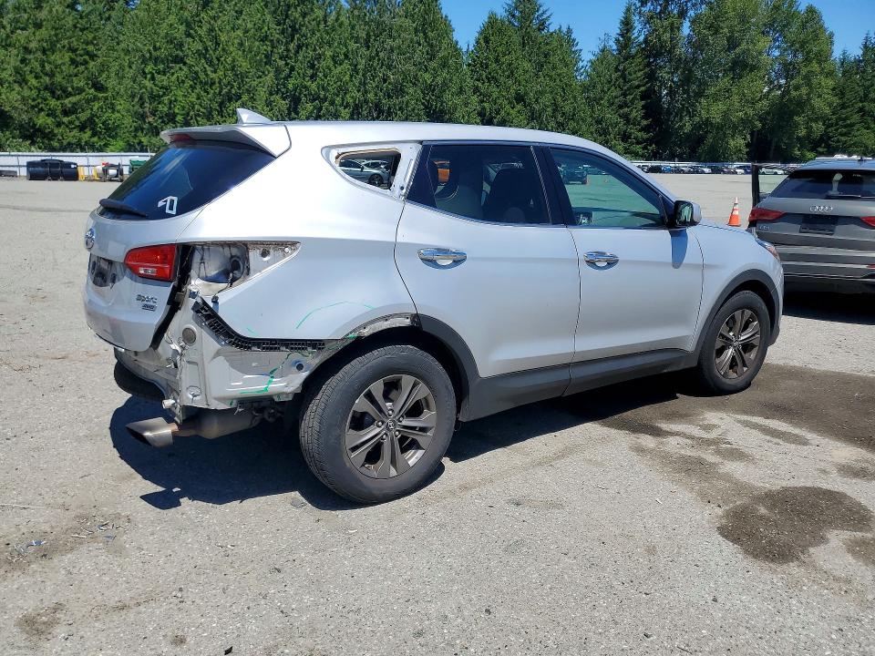 2014 Hyundai Santa fe VIN 5XYZTDLB4EG193189 COPART salvage auction — REAR END, Wa - Bill Of Sale, sold $2,050 on 2026-07-06 (photo 3)