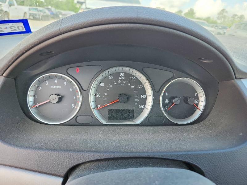 2010 Hyundai Sonata VIN 5NPET4AC7AH652583 COPART salvage auction — REAR END, TX - SALVAGE VEHICLE TITLE (P), sold $750 on 2026-07-17 (photo 9)