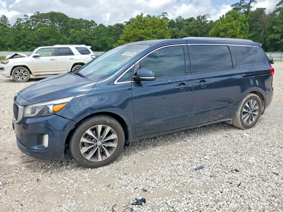 2016 Kia SEDONA VIN KNDMC5C11G6169722 COPART salvage auction — HAIL, Tx - Certificate Of Title, sold $200 on 2026-07-21 (photo 1)