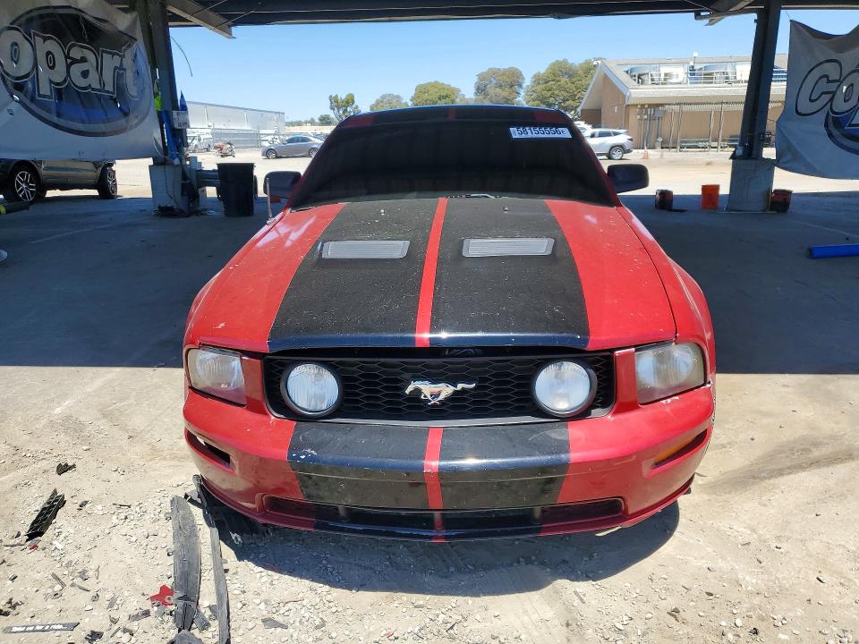 2005 Ford Mustang VIN 1ZVHT82H655141545 COPART salvage auction — SIDE, Ca - Salvage Certificate, sold $550 on 2026-07-09 (photo 5)