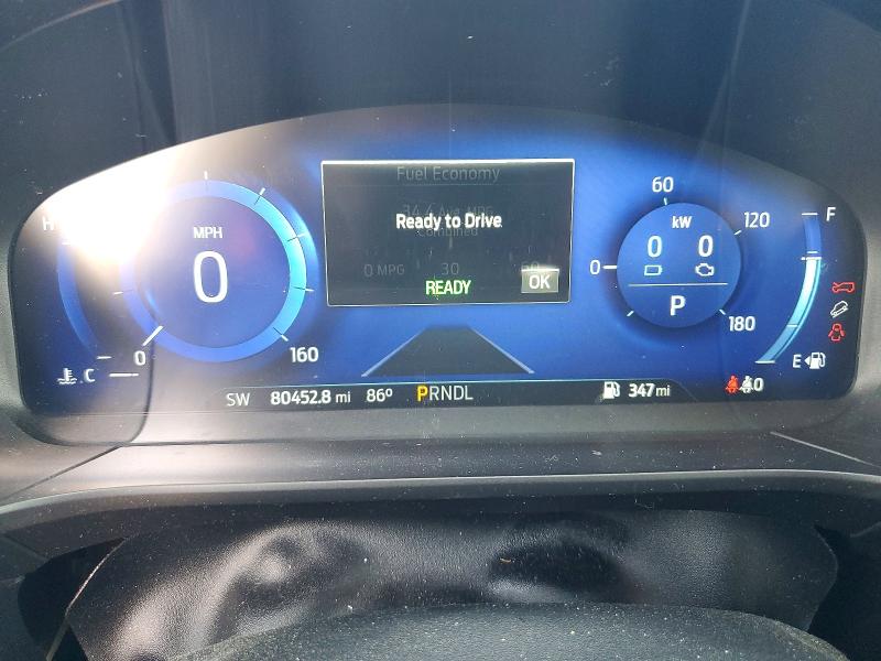 2020 Ford Escape VIN 1FMCU9DZ0LUC38373 COPART salvage auction — FRONT END, Ia - Cert Of Title-Salvage Title, sold $8,500 on 2026-07-31 (photo 9)