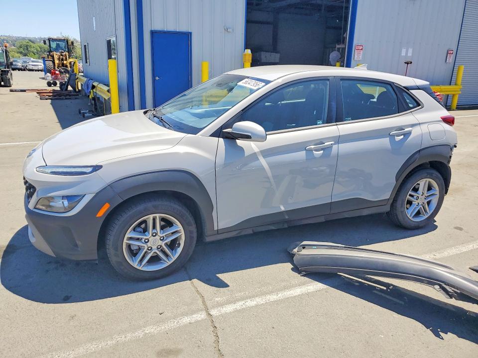 2022 Hyundai Kona VIN KM8K22ABXNU763931 COPART salvage auction — REAR END, Id - Salvage Certificate Of Title, sold $4,950 on 2026-07-31 (photo 1)